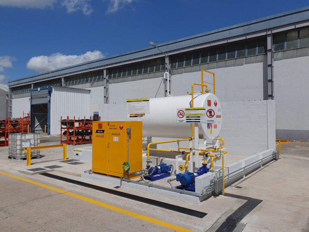 Instalación de bombeo de gasoil