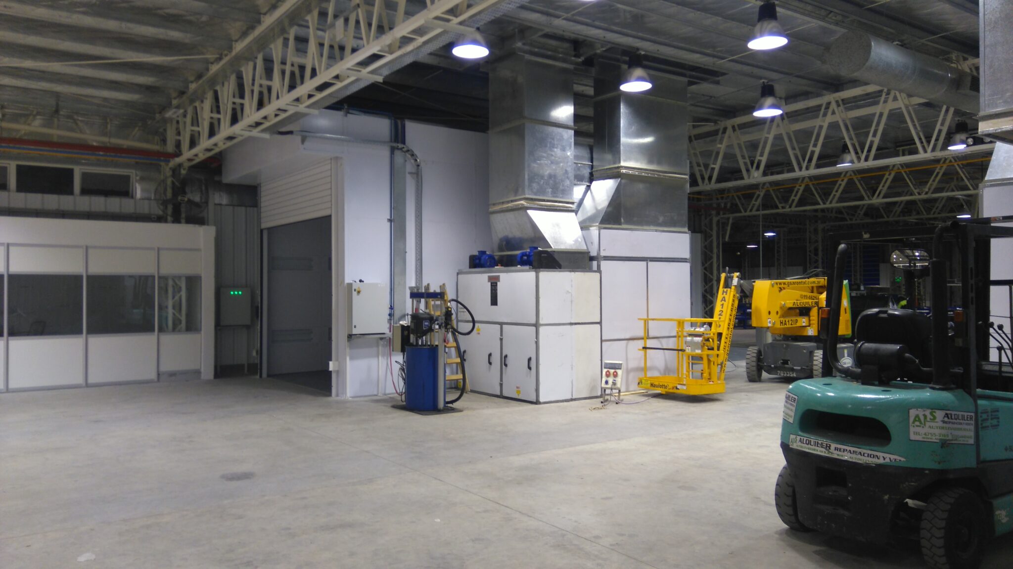 Cabina para aplicación de cera