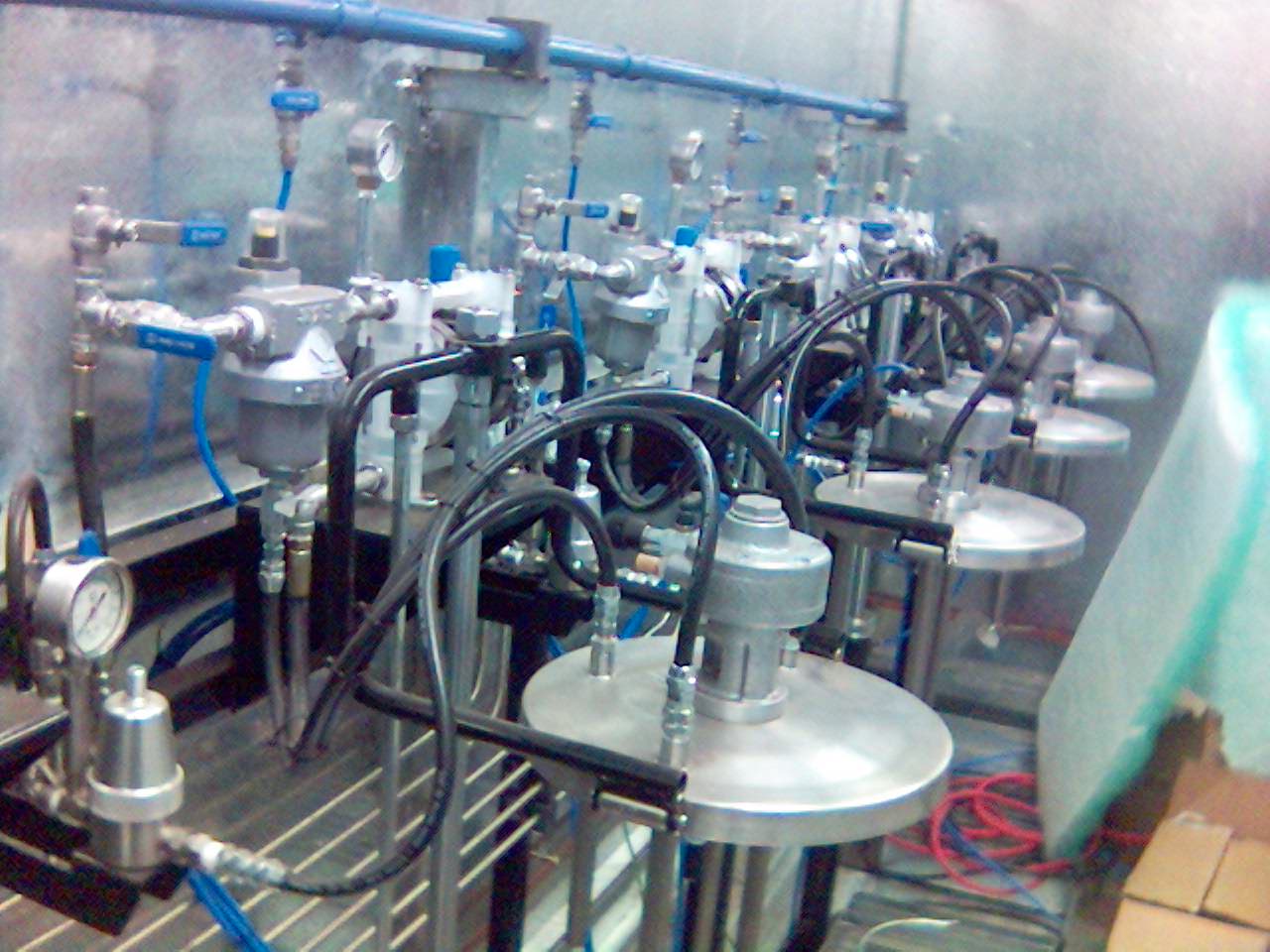 Sala de mezcla para pintado de plásticos